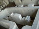 A alumina feita sob encomenda profissional do tijolo 48,3% do corindo para as paredes laterais/que trabalham termina