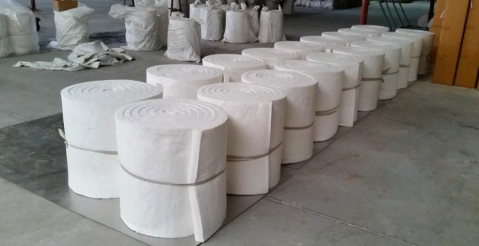 Cobertura da fibra cerâmica de cobertura isolante do uso da fornalha industrial