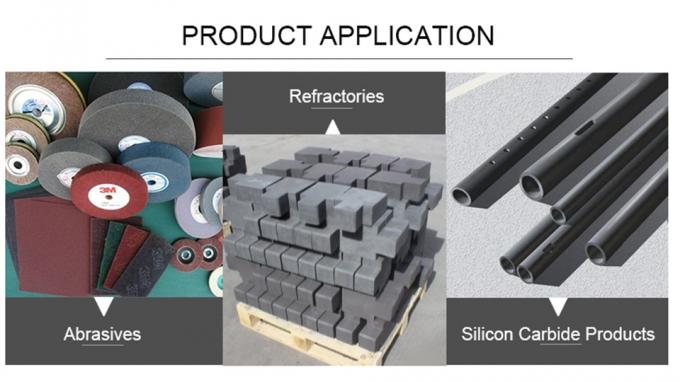 Refractário Sic em pó 99% de pureza Carborindão Grit Carbono de Silício em pó abrasivo 2