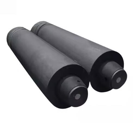 Dia 75 mm-700 mm Bloco de elétrodo de carbono Electrodo de grafite Uhp para fornos de arco