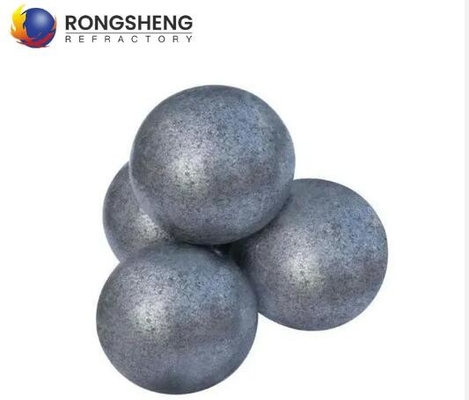 Fabricante de bolas de aço de moagem profissional resistentes ao desgaste Bolas fundidas de liga de baixo cromo para moagem de bolas