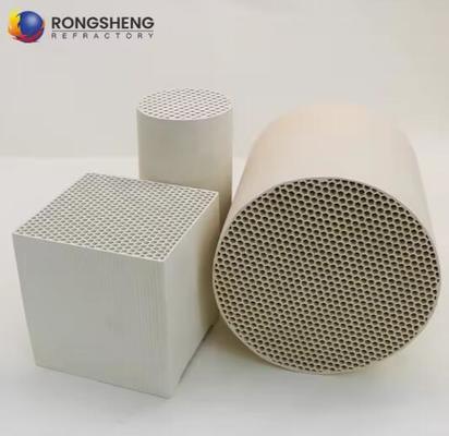Placas de filtro de favo de mel cerâmico de cordierita mulita de alta qualidade 25,40,50,60 células Regenerador cerâmico de favo de mel para Rto Rco