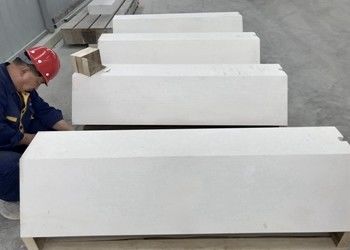 Tamanho personalizado fundido nível superior dos tijolos refratários da estufa do molde para a fornalha de vidro