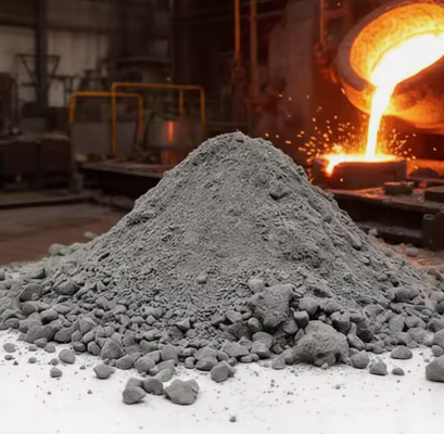 Fusão refratária de alto desempenho Alto alumínio Cimento baixo Fornos industriais fundíveis Materiais de revestimento refratários monolíticos