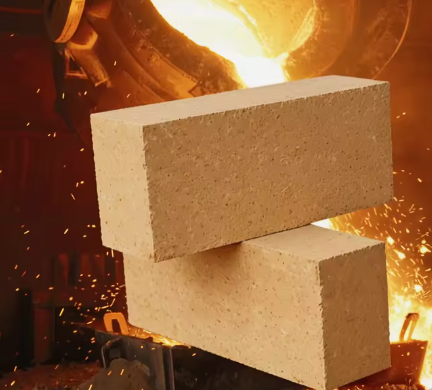 Rongsheng tijolo de alumínio de alta temperatura refratário choque térmico resistente tijolos de fogo de silicato de alumina para alto-forno