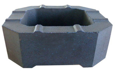 Tijolos da prova de fogo Al2O3 dos tijolos de magnésia 65% da categoria da parte superior do material refratário para o cimento da fornalha