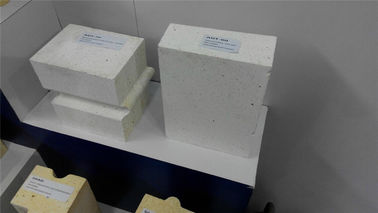 Tijolos fundidos branco da mulite do molde, tijolo refratário de resistência de choque térmico