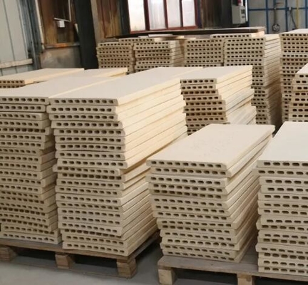 Mobiliário de forno refratário Cordierite Mullite Plate For Ceramic Tunnel Forn Shelf