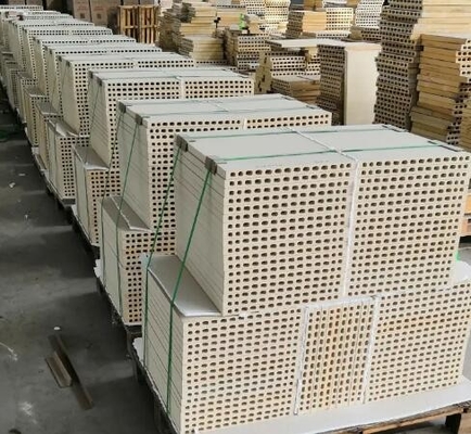 Mobiliário de forno refratário Cordierite Mullite Plate For Ceramic Tunnel Forn Shelf
