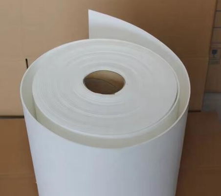 Isolamento térmico 1260c 1400c Faixa de vedação refratária Papel de fibra cerâmica 3 mm