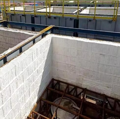 Módulos de fibra cerâmica Isolamento térmico Módulo de cobertor dobrável de fibra cerâmica