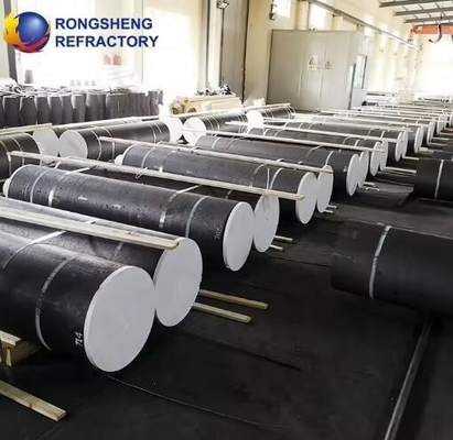 Dia 75 mm-700 mm Bloco de elétrodo de carbono Electrodo de grafite Uhp para fornos de arco