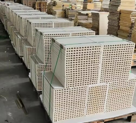Mobiliário cerâmico para fornos Cordierite Mullite Placa de suporte Refractário Prateleira de fornos Cordierite Mullite Tabela para fornos de túnel