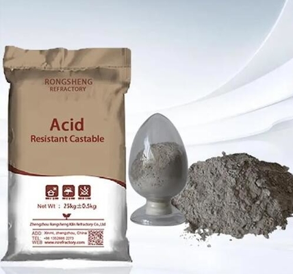 Alta resistência ao desgaste resistente ao ácido resistente ao ácido refratário resistente ao ácido resistente ao forno de indução