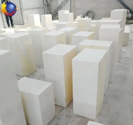 Materiais refratários fundidos de alta qualidade, zircônio, corindão, tijolos, blocos refratários azs, eletrofusados