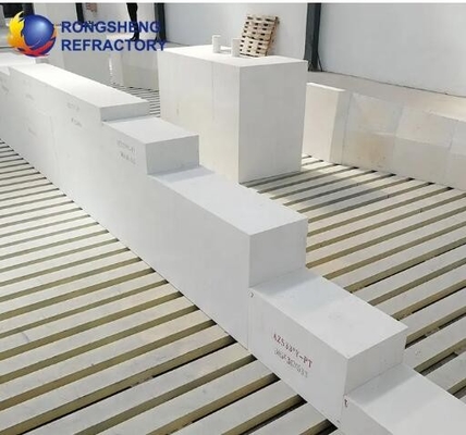 Materiais refratários fundidos de alta qualidade, zircônio, corindão, tijolos, blocos refratários azs, eletrofusados