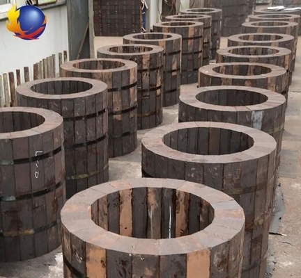 Fusão de religação de magnésio, tijolos cromados, fogo de alta temperatura, tijolos sinterizados de cromo-magnesita para o forno de refino