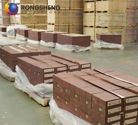 Fusão de religação de magnésio, tijolos cromados, fogo de alta temperatura, tijolos sinterizados de cromo-magnesita para o forno de refino