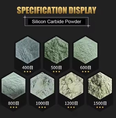 Alto grau de pureza 99% Sic em pó 16#~2000# Carboneto de Silício Verde Refractário para Abrasivos e Arenas