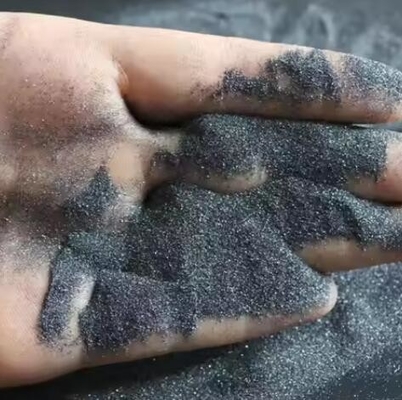 Carbono de silício a alta temperatura refratário a granel Negro 98% SiC Carbono de silício em pó 200 Grit 400 Grit