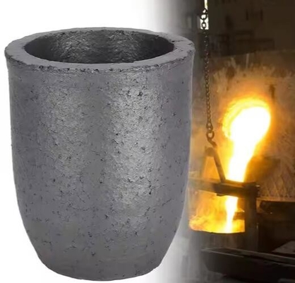 Forno de fusão por indução Sic Saggar Forno de fusão de carburo de silício Grafite para fusão de cobre Alumínio Ouro