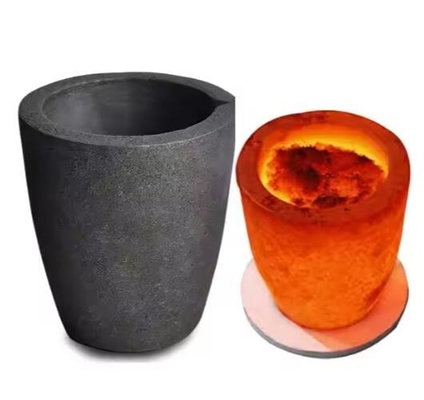Forno de fusão por indução Sic Saggar Forno de fusão de carburo de silício Grafite para fusão de cobre Alumínio Ouro