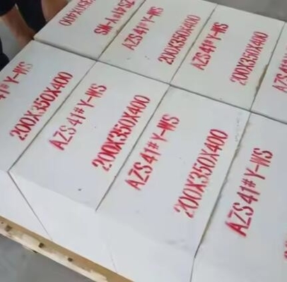Preço da fábrica Fusão Zirconia Corundum Corum Brik Azs Refractário Brik Para Forno de Vidro