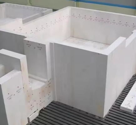 Preço da fábrica Fusão Zirconia Corundum Corum Brik Azs Refractário Brik Para Forno de Vidro