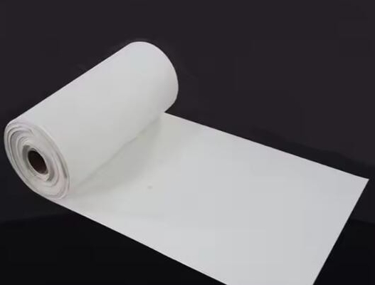 Papel de fibra cerâmica de silicato de alumínio de 1 mm, 2 mm e 5 mm de espessura 1260C Materiais de isolamento refratários a altas temperaturas