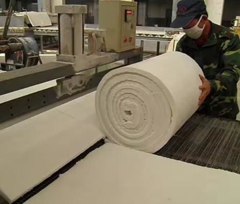 Cobertor de fibra cerâmica de lã de isolamento de alta temperatura em massa 1260c 50mm 25mm espessura de silicato de alumínio