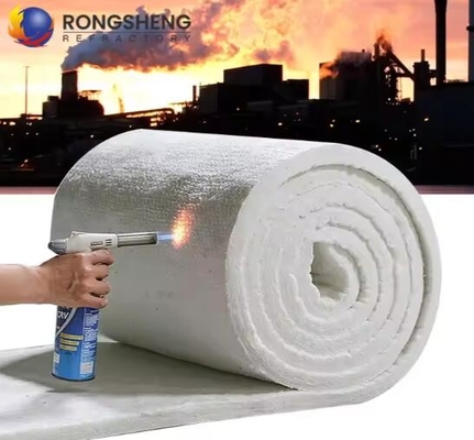 Cobertor de fibra cerâmica de lã de isolamento de alta temperatura em massa 1260c 50mm 25mm espessura de silicato de alumínio