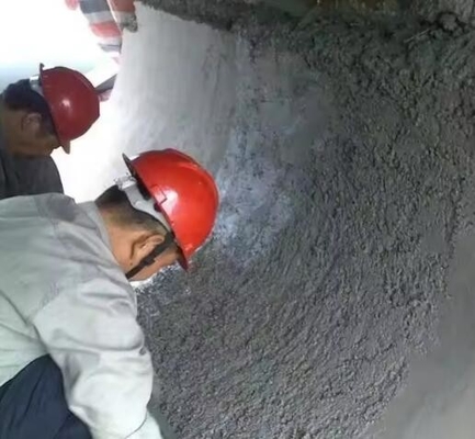Reparação de caldeiras de fornos Refractário Castable com resistência alcalina 1500C Alta resistência à ácido