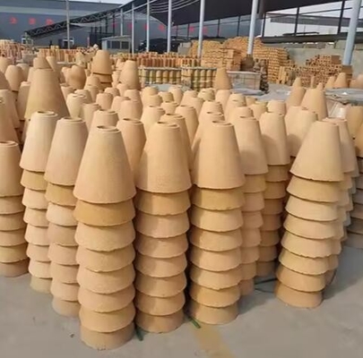 Ferro de aço fundição de tijolos redondos refratários funil / manga / redondo / quadrado de alumínio Fireclay Runner tijolos de fundição de bocal de tijolos
