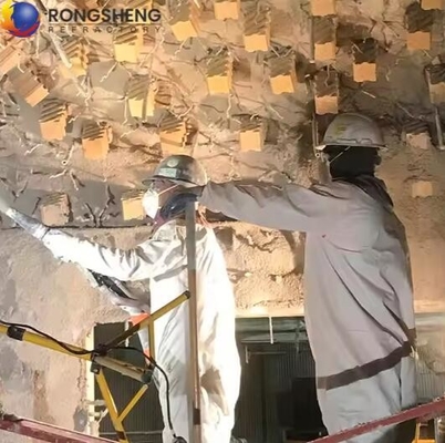 Forno industrial tijolo de fogo suspensa excelente resistência ao choque térmico refratário de alta alumina tijolos de âncora para fogão quente