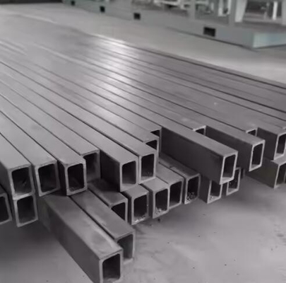 Tubos quadrados de carburo de silício de alta temperatura RBSIC rolos forno mobília Sisic Sic Beam