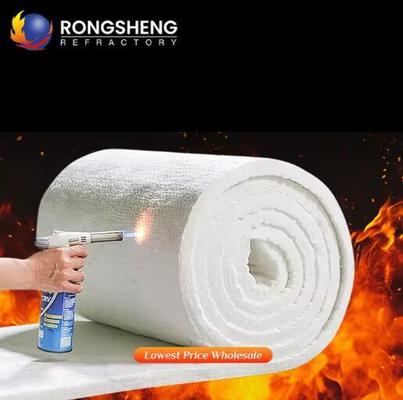 Fornos industriais Materiais de isolamento de apoio Fibras cerâmicas solúveis Coberturas de fibras cerâmicas refratárias de espessura de 10 a 50 mm Filtro de fibras cerâmicas