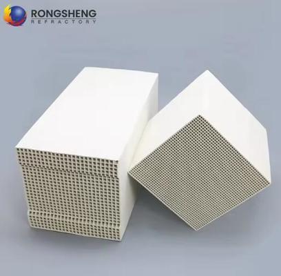 Placas de filtro de favo de mel cerâmico de cordierita mulita de alta qualidade 25,40,50,60 células Regenerador cerâmico de favo de mel para Rto Rco