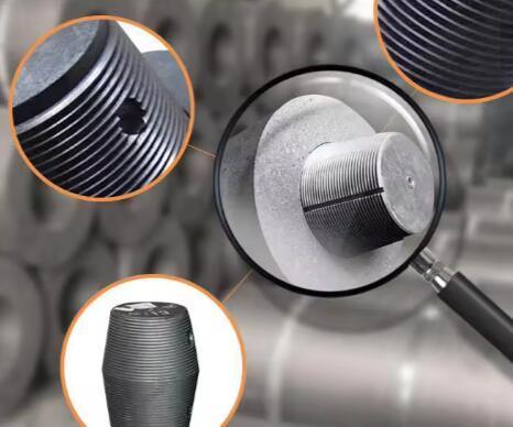 Eletrodos de grafite de alta qualidade de 100-750mm de diâmetro L1800-2700mm UHP HP RP Eletrodo de grafite de carbono para forno Eaf Lf