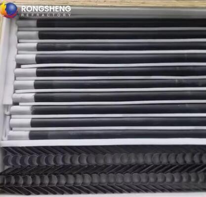 China Fabricante Rod de aquecimento de carburo de silício Sic Elementos de aquecimento de fornos elétricos utilizados em fornos de alta temperatura