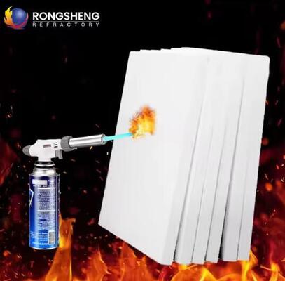 China Placas de fibra de mullite policristalino 1600C 1800C Placas de fibra de cerâmica mullite Refractário Forno revestimento de isolamento