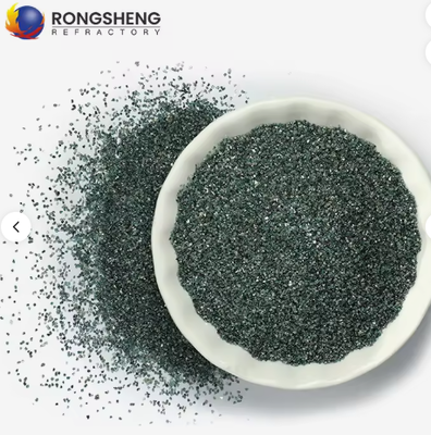 RONGSHENG de alta pureza em pó de carburo de silício verde Grão Abrasivo 240# 360# F1200 Cerâmica refratária de alta resistência 1900