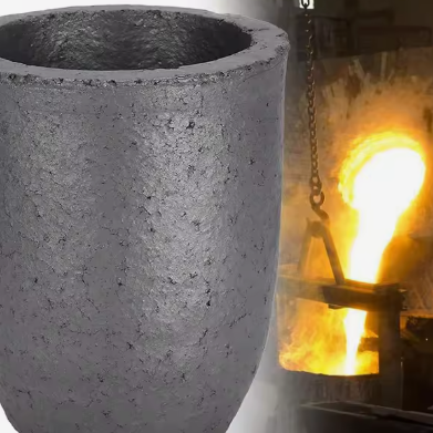 Fornecimento de fábrica Grande Sic Crucible 50kg 350kg Pot Carbide de Silício Sagger Carbide de Silício Crucible Para derreter ferro fundido