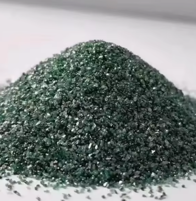 RONGSHENG de alta pureza em pó de carburo de silício verde Grão Abrasivo 240# 360# F1200 Cerâmica refratária de alta resistência 1900