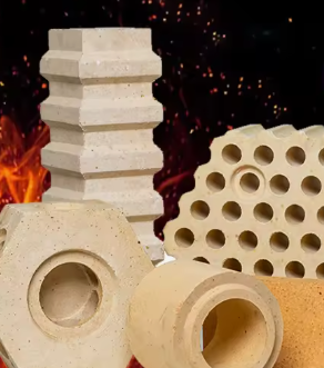 Rongsheng tijolo de alumínio de alta temperatura refratário choque térmico resistente tijolos de fogo de silicato de alumina para alto-forno