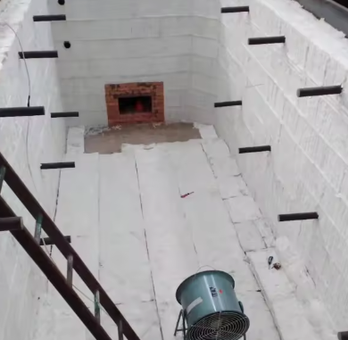 1260C 1430C Refractário Fibra de Cerâmica Bloco Dobrável Alumínio Silicato Módulo de Cerâmica Para Forno de Alta Temperatura