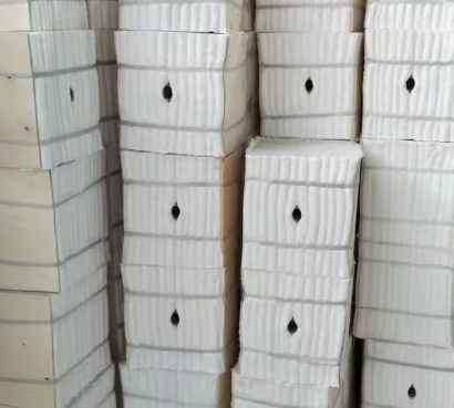 1260C 1430C Refractário Fibra de Cerâmica Bloco Dobrável Alumínio Silicato Módulo de Cerâmica Para Forno de Alta Temperatura