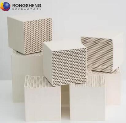 Substrato Cerâmico Refratário Rongsheng em Favo de Mel, Substrato Refratário Cerâmico de Alumina, Trocadores de Calor Cerâmicos em Favo de Mel Cordierita para a Indústria Química