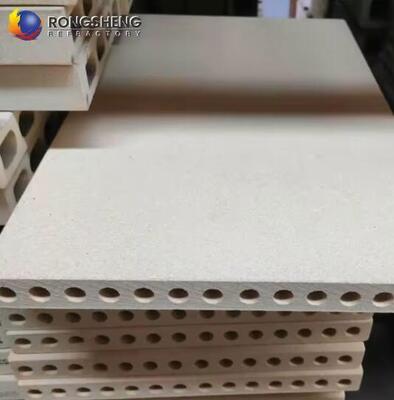 Prateleira de forno cerâmico de alta temperatura 1450-2000C Cordierita Mullita Placas Redondas/Quadradas de Azulejo de Cordierita para Refratário