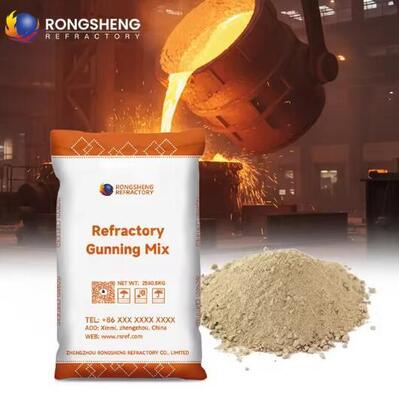Materiais de fusão refratários para fornos industriais Alumina Magnesia Misto de fusão para caldeiras e fornos Refratários sem forma